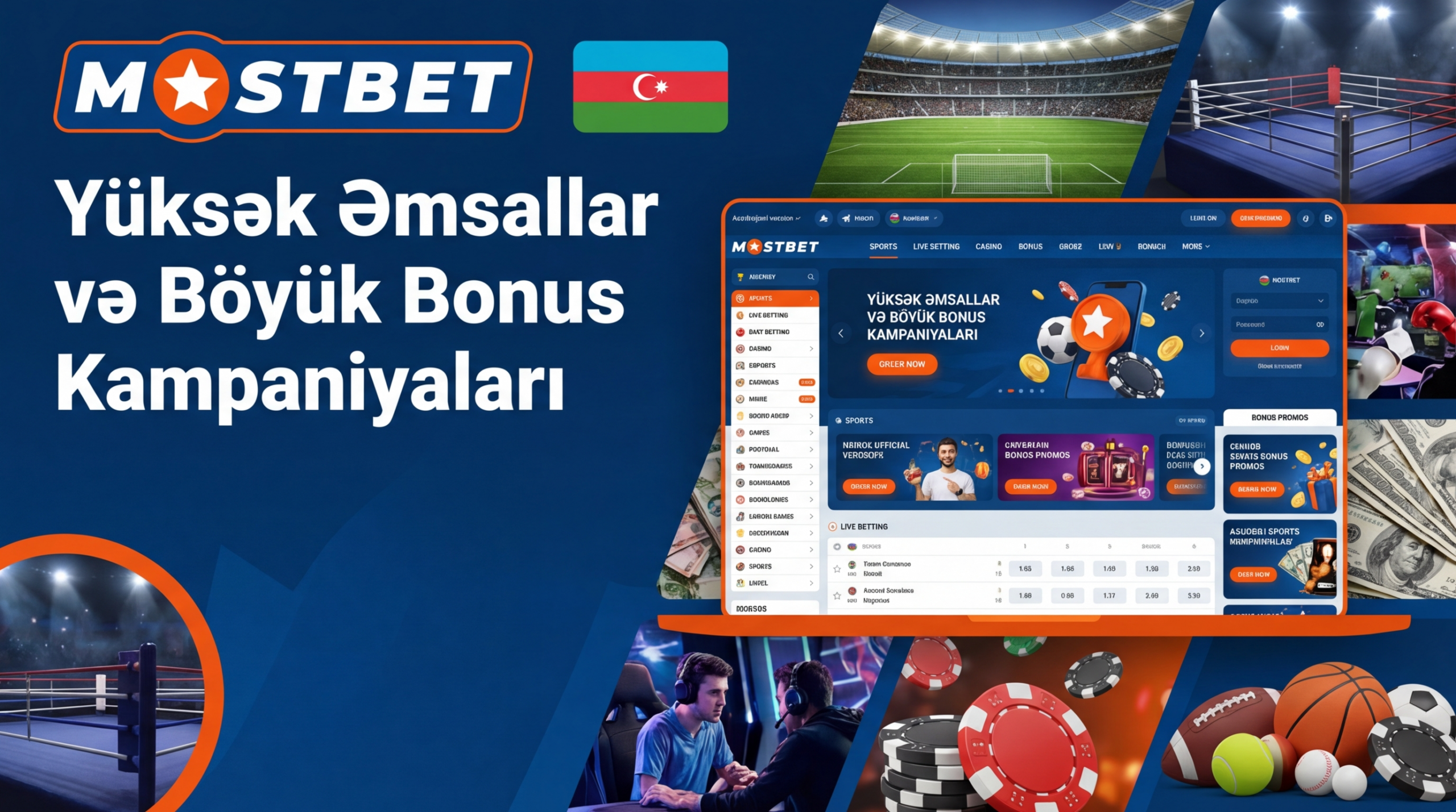Mostbet Azerbaycan: Futbol Mərcləri və Canlı Əmsallar